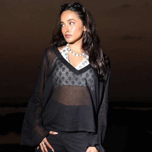 Saanj Mul Sheer cover up